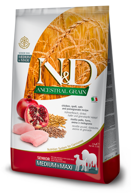 Farmina Chicken & Pomegranate Senior Medium & Maxi