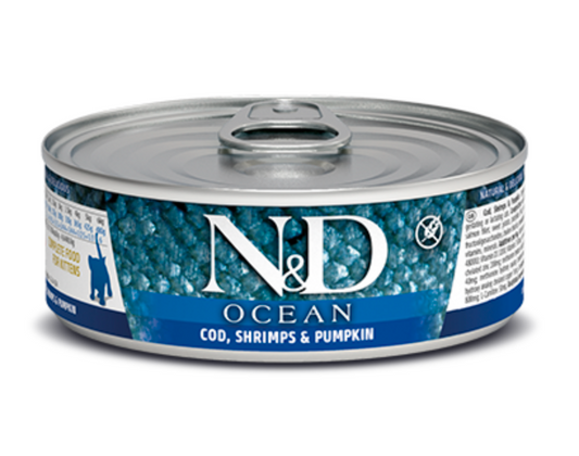 Farmina Ocean Cod, Shrimp, & Pumpkin Cat Wet Food 2.5 oz