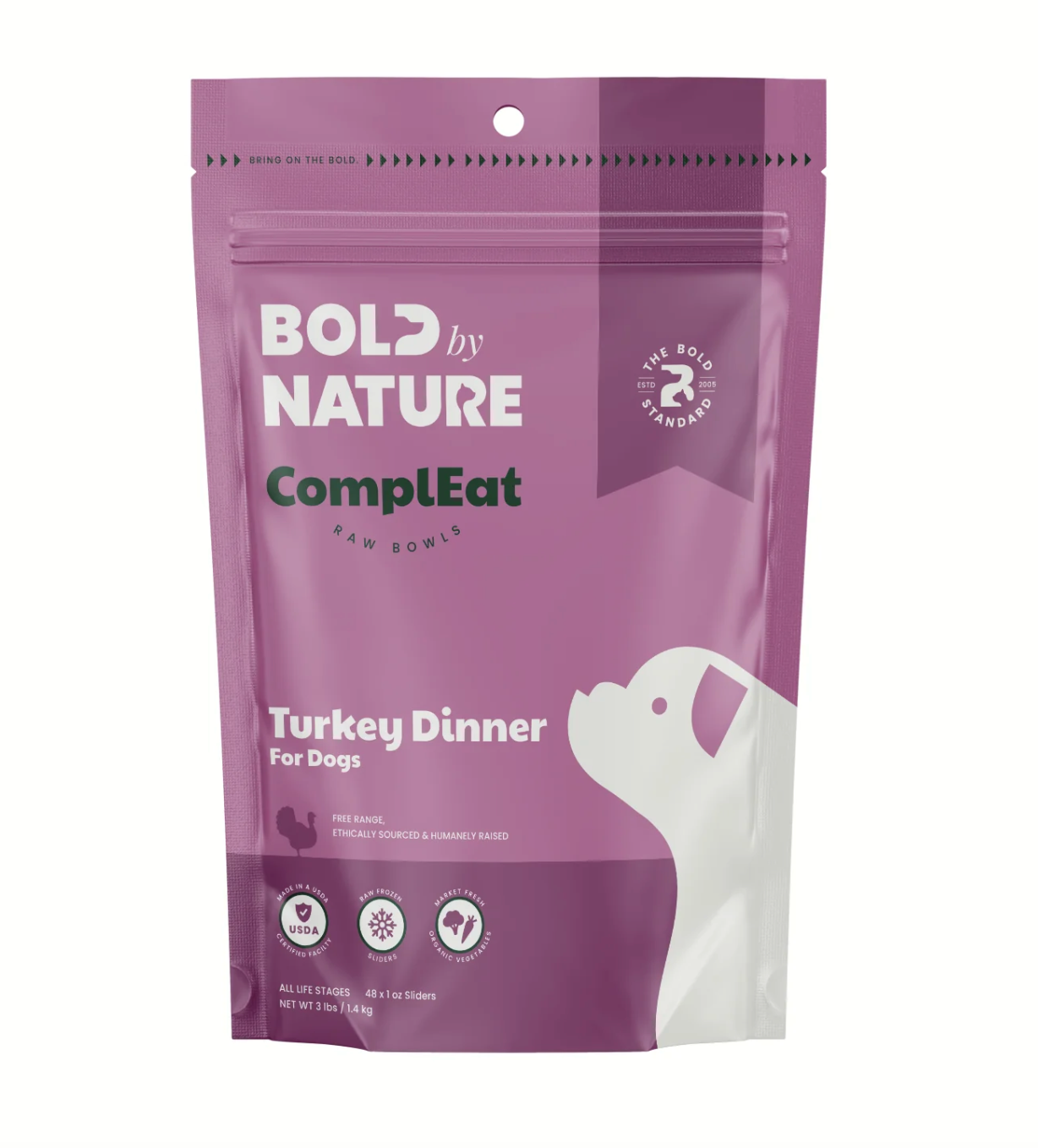ComplEat Raw Bowls for Dogs - Turkey