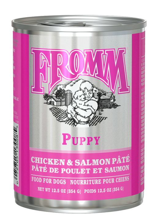 Fromm Chicken & Salmon Pâté Puppy Food - 12.5oz can