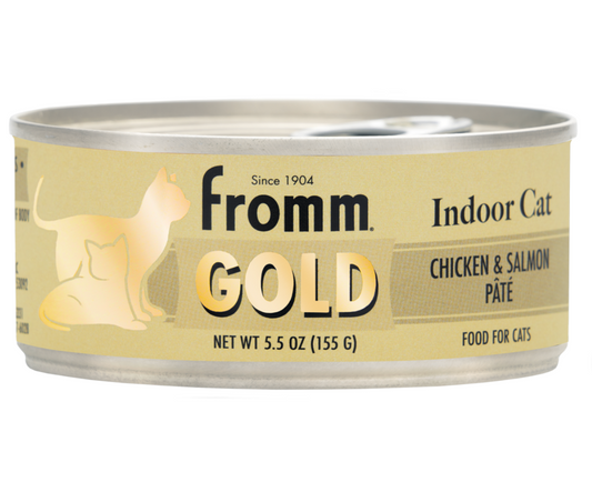 Fromm Gold Chicken & Salmon Pâté Indoor Cat Food - 5.5oz can