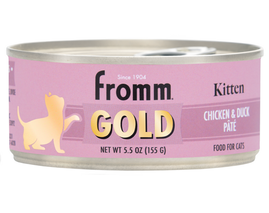 Fromm Gold Chicken & Duck Pâté Kitten Food - 5.5oz can