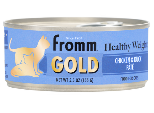 Fromm Gold Chicken & Duck Pâté Healthy Weight Cat Food