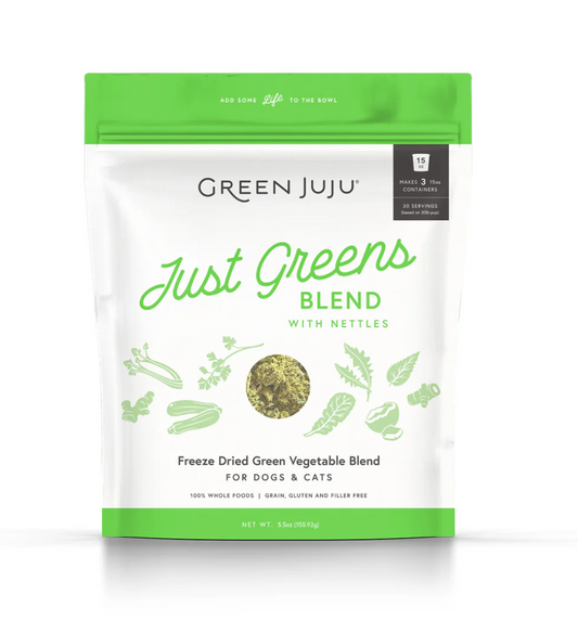 Freeze-Dried Just Greens Blend with Nettles 5.5oz
