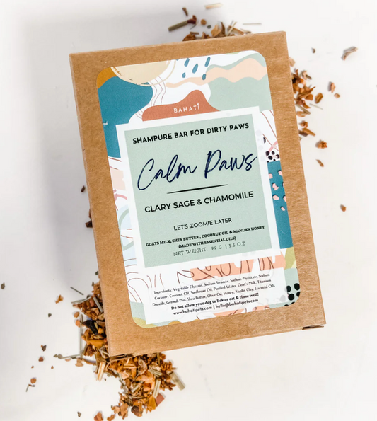 Bahati Lightly Scented Clary Sage & Chamomile Soap for Dogs