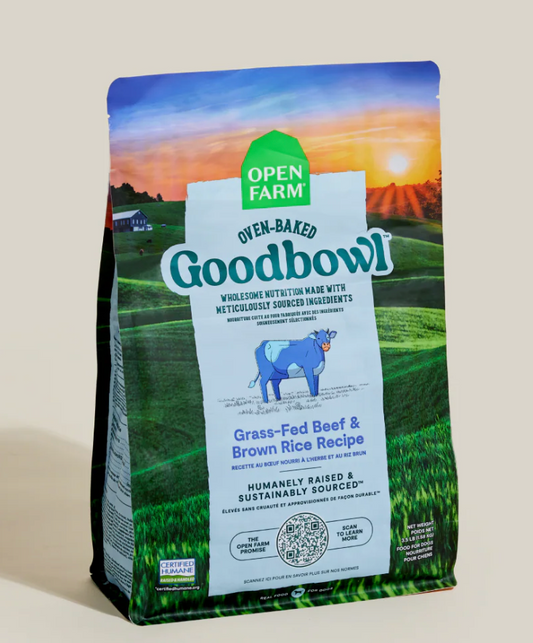 Goodbowl™ Grass-Fed Beef &amp; Brown Rice Dog Kibble (3.5 lb)