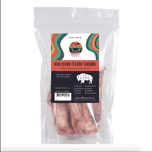 Sadie’s Naturals Bison Flexor Tendon Chews