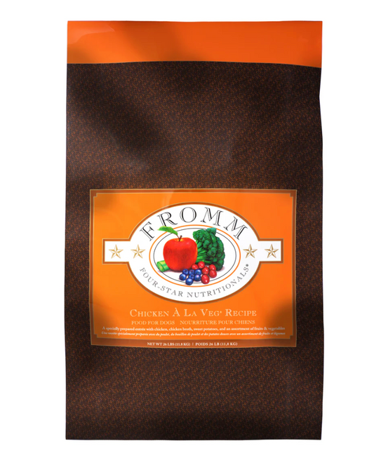 Fromm Four-Star Grain Inclusive Chicken A La Veg Dry Dog Food