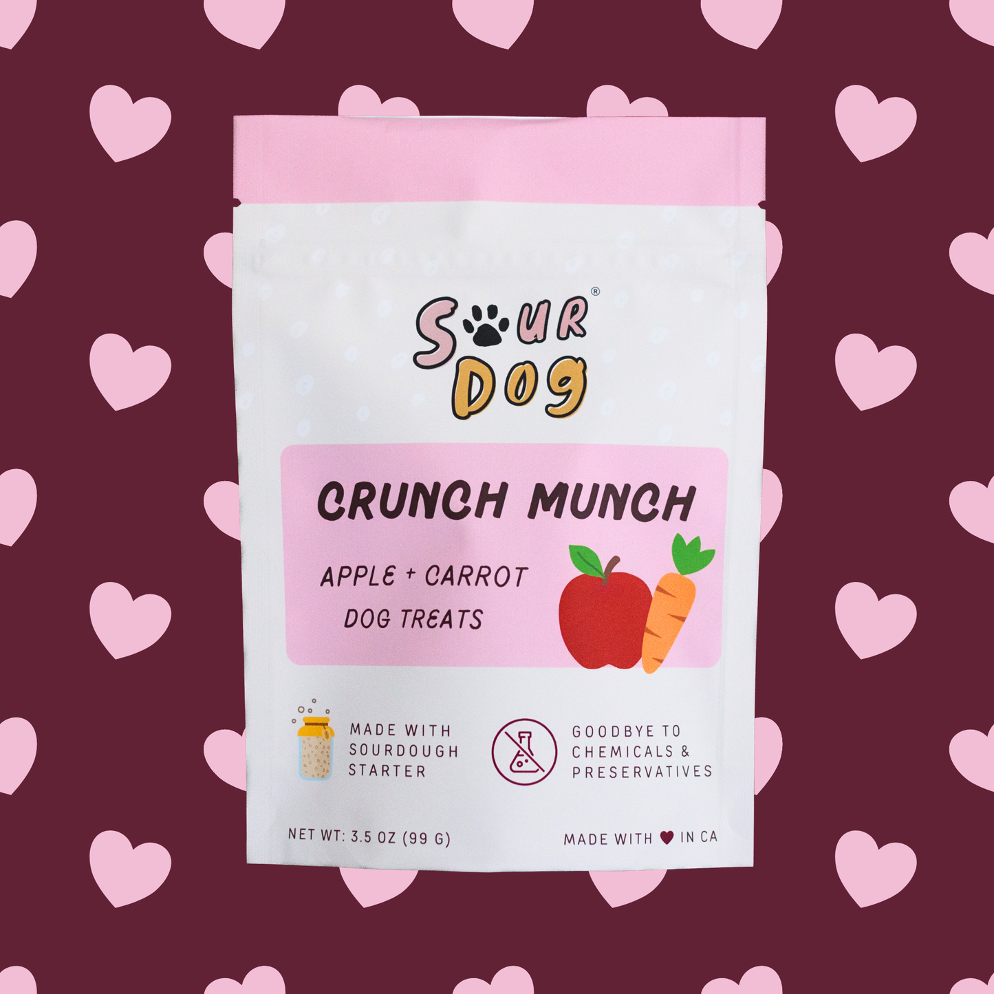 Crunch Munch - Apple & Carrot Sourdough Dog Treats