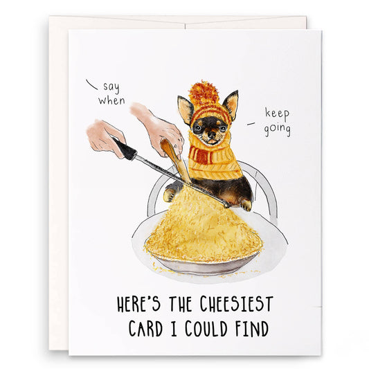 Cheese Dog - Funny Valentines Day Card