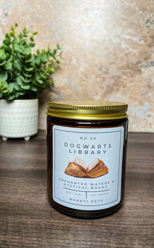 Dogwarts Library Soy Candle
