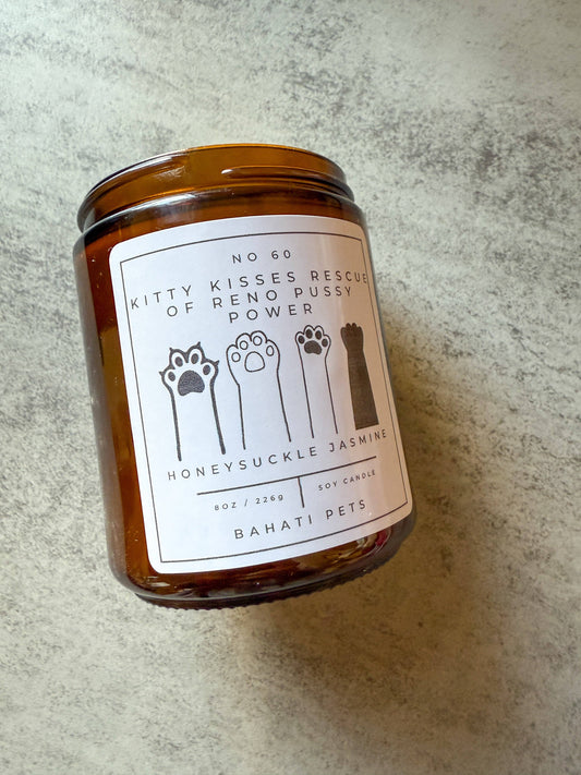 Kitty Kisses Recue Of Reno Pussy Power Soy Candle