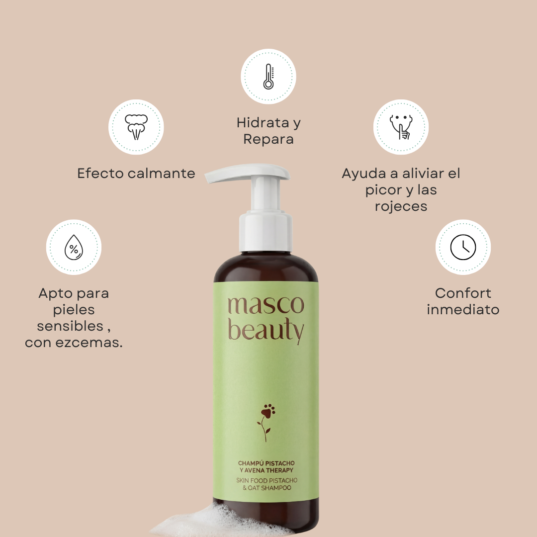 Soothing dermatological anti-itch shampoo for dogs