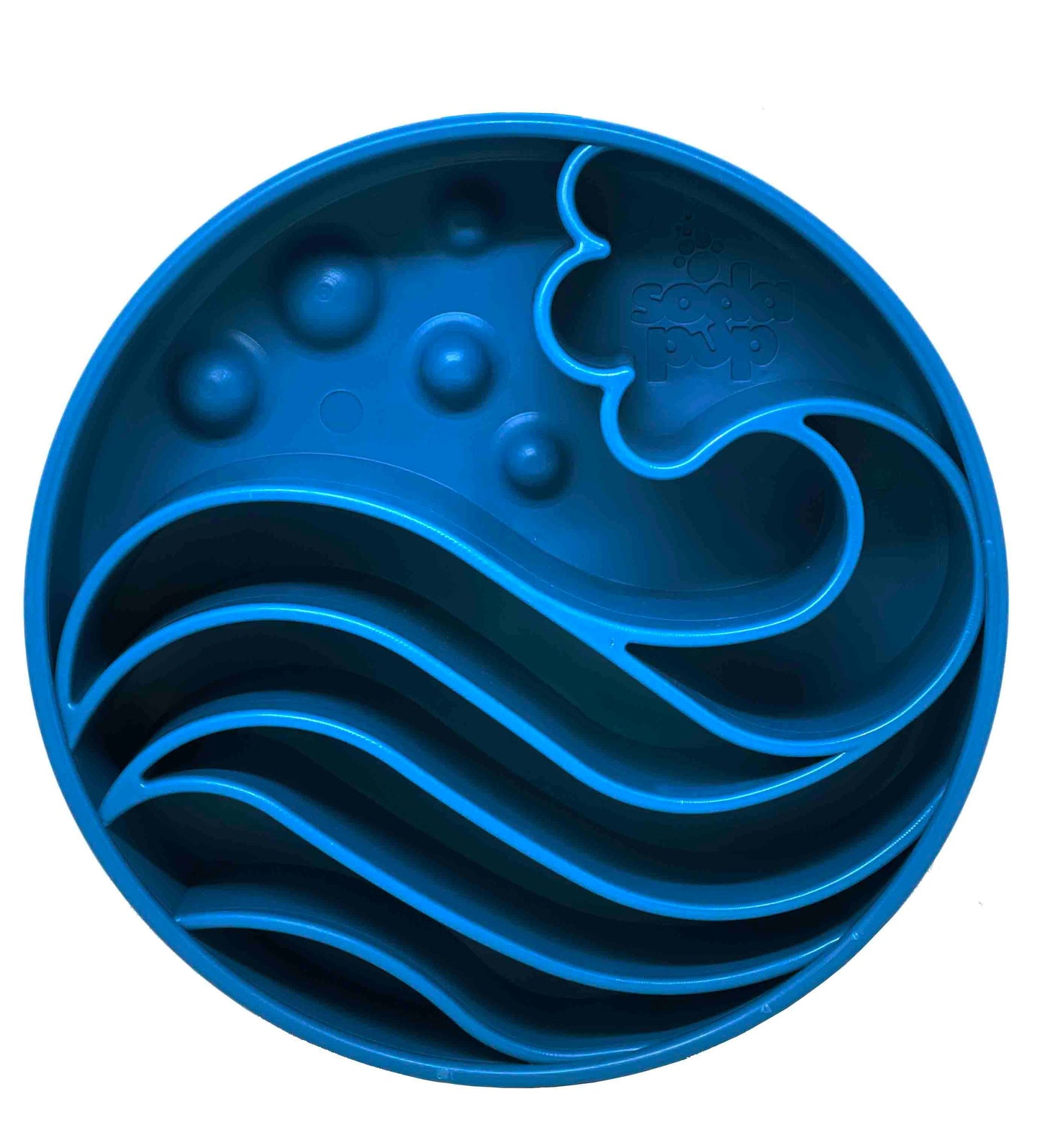 Wave Design Enrichment Slow Feeder Bowl
