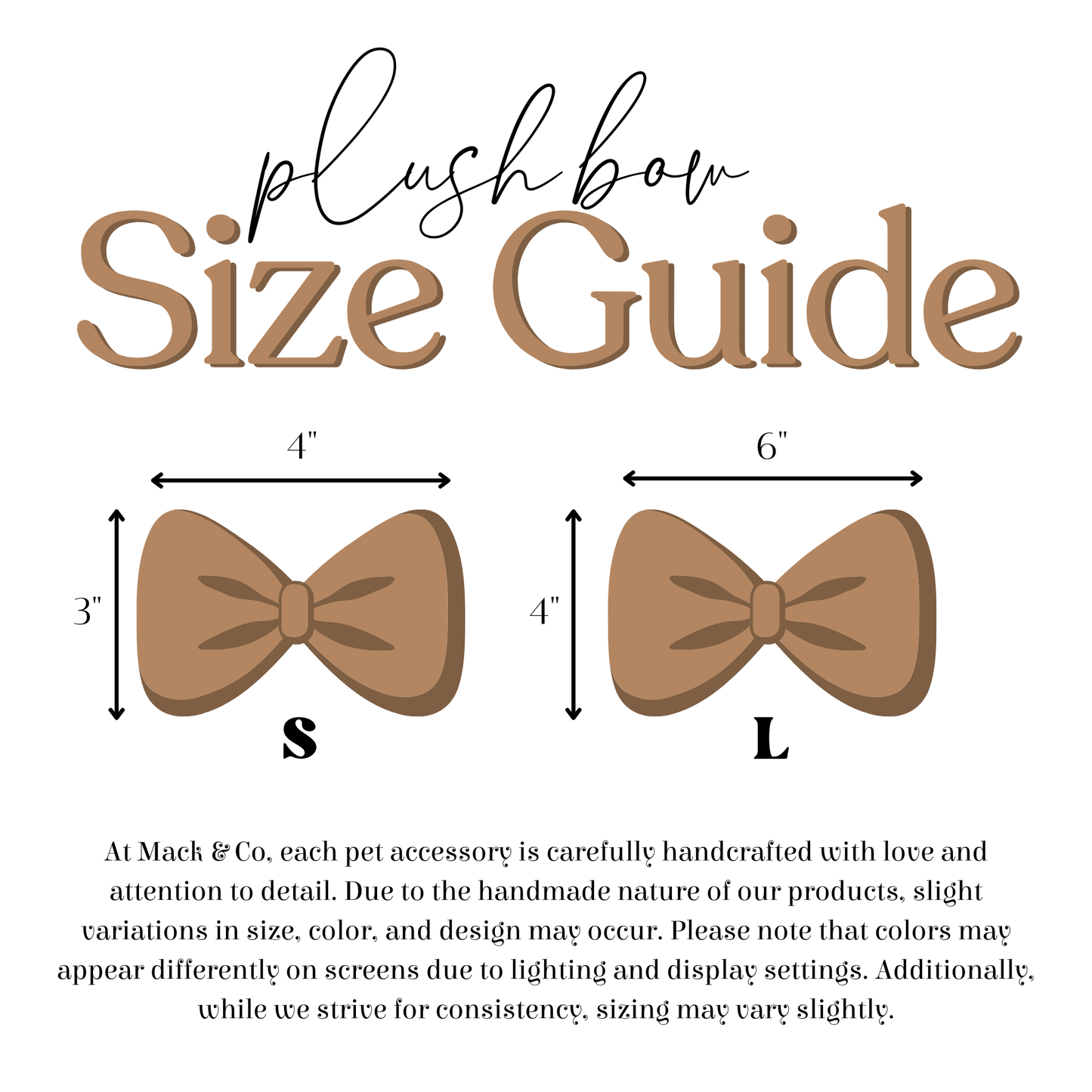 Marigold Meadow Plush Bow: Large