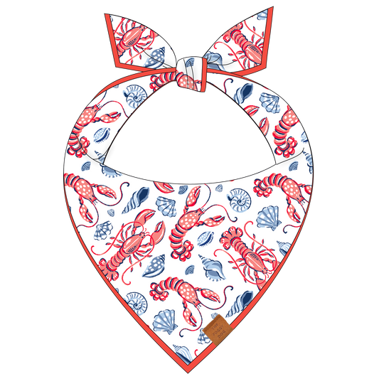 Printfresh x TFD Lobster Landing Dog Bandana