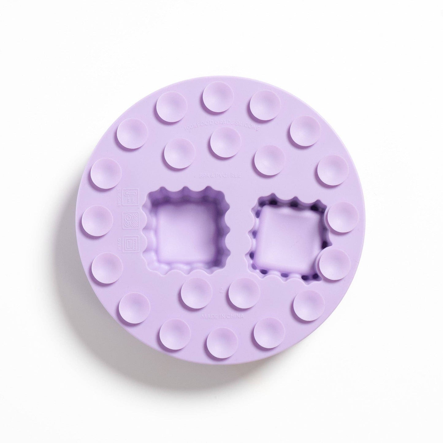 Snackaroni Slow Feeder Insert & Lick Mat: LAVENDER