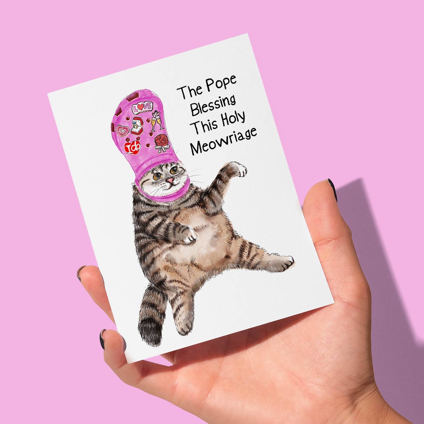 Birthday Blessings from The Pawpe Funny Cat Birthday Card