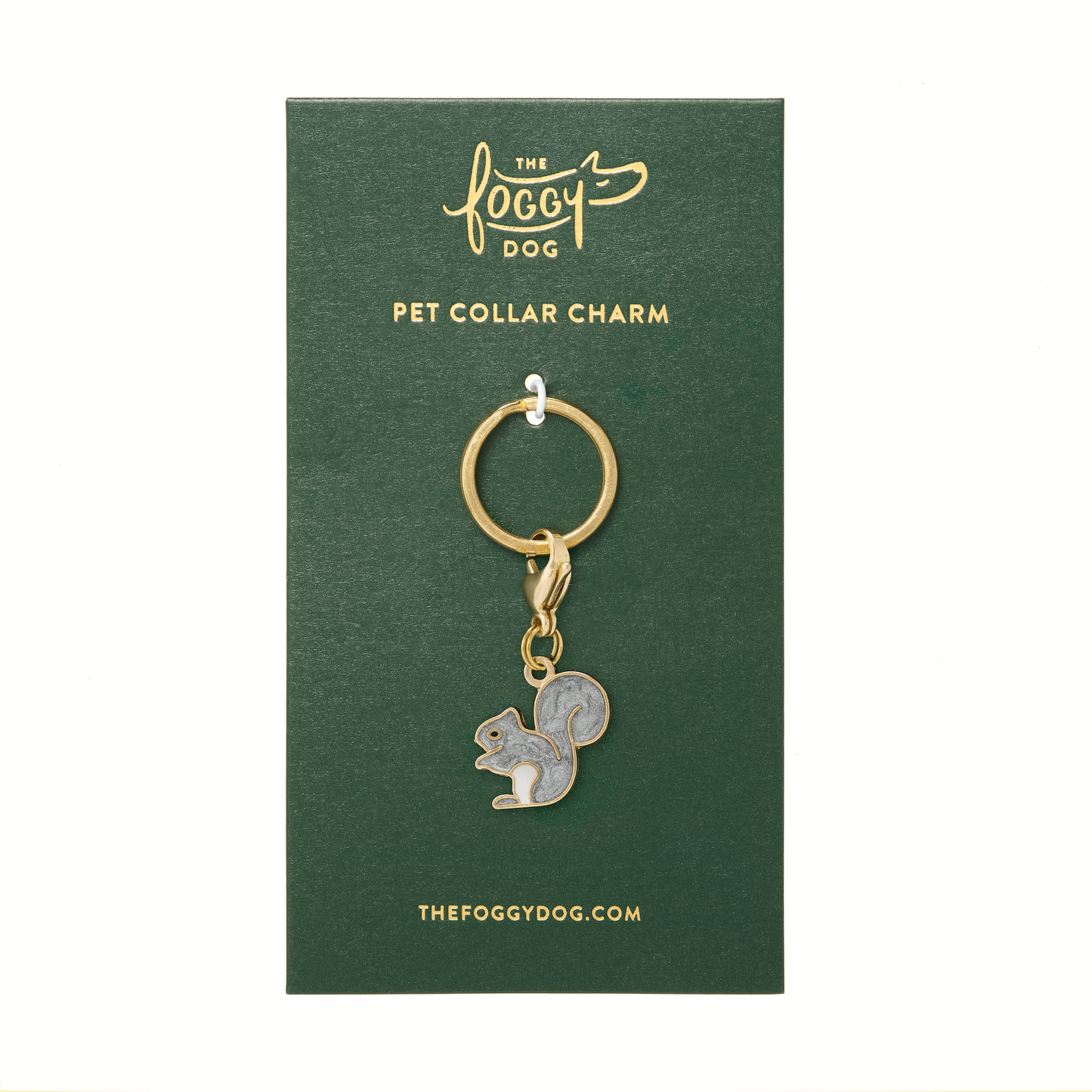 Squirrel Collar Charm: Charm Only
