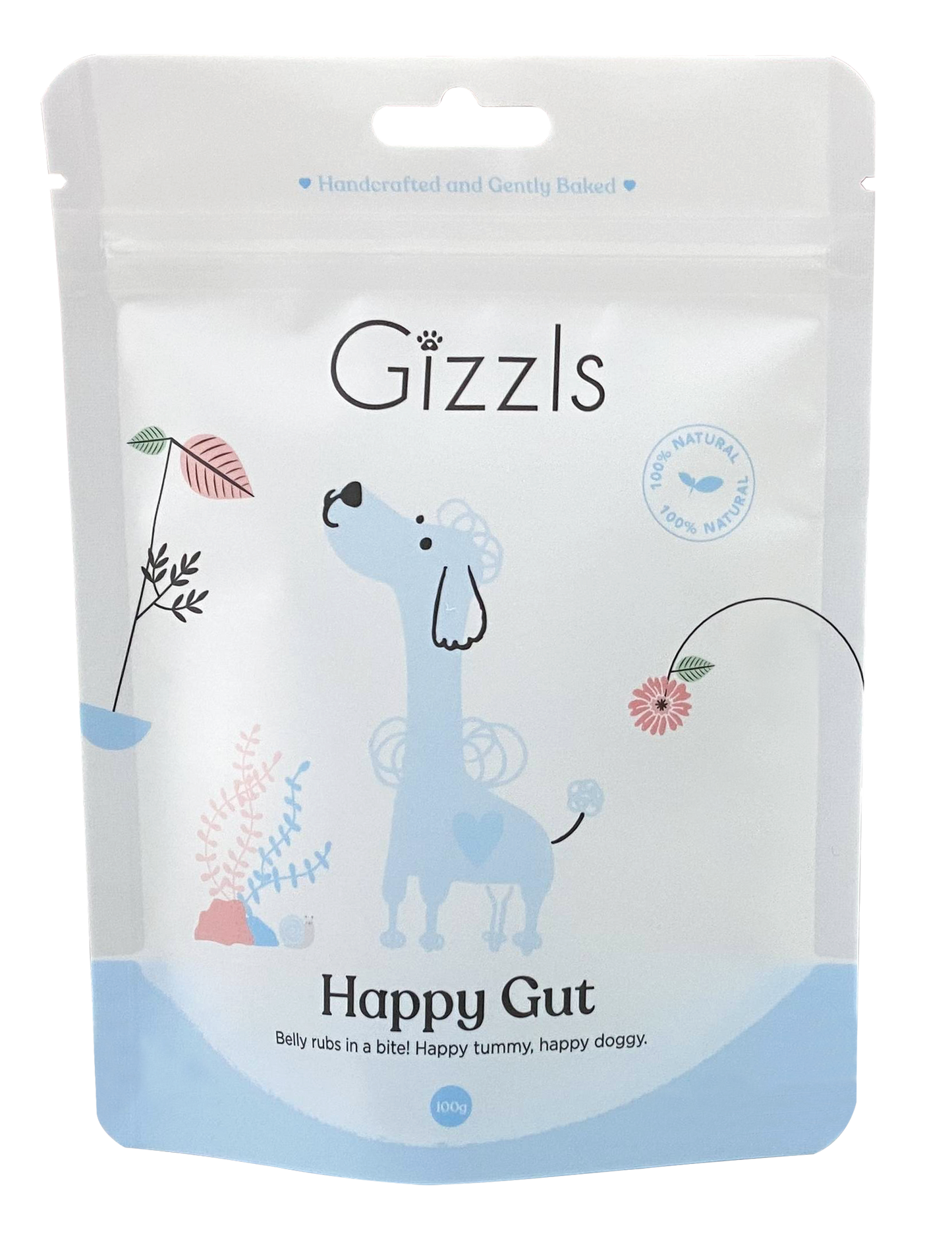 Gizzls Happy Gut Dog Treats (for small dogs)