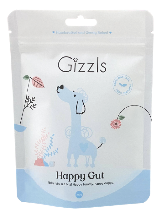 Gizzls Happy Gut Dog Treats (for small dogs)