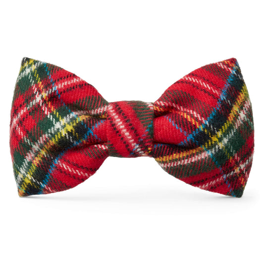 Plaid Holiday Bow Tie