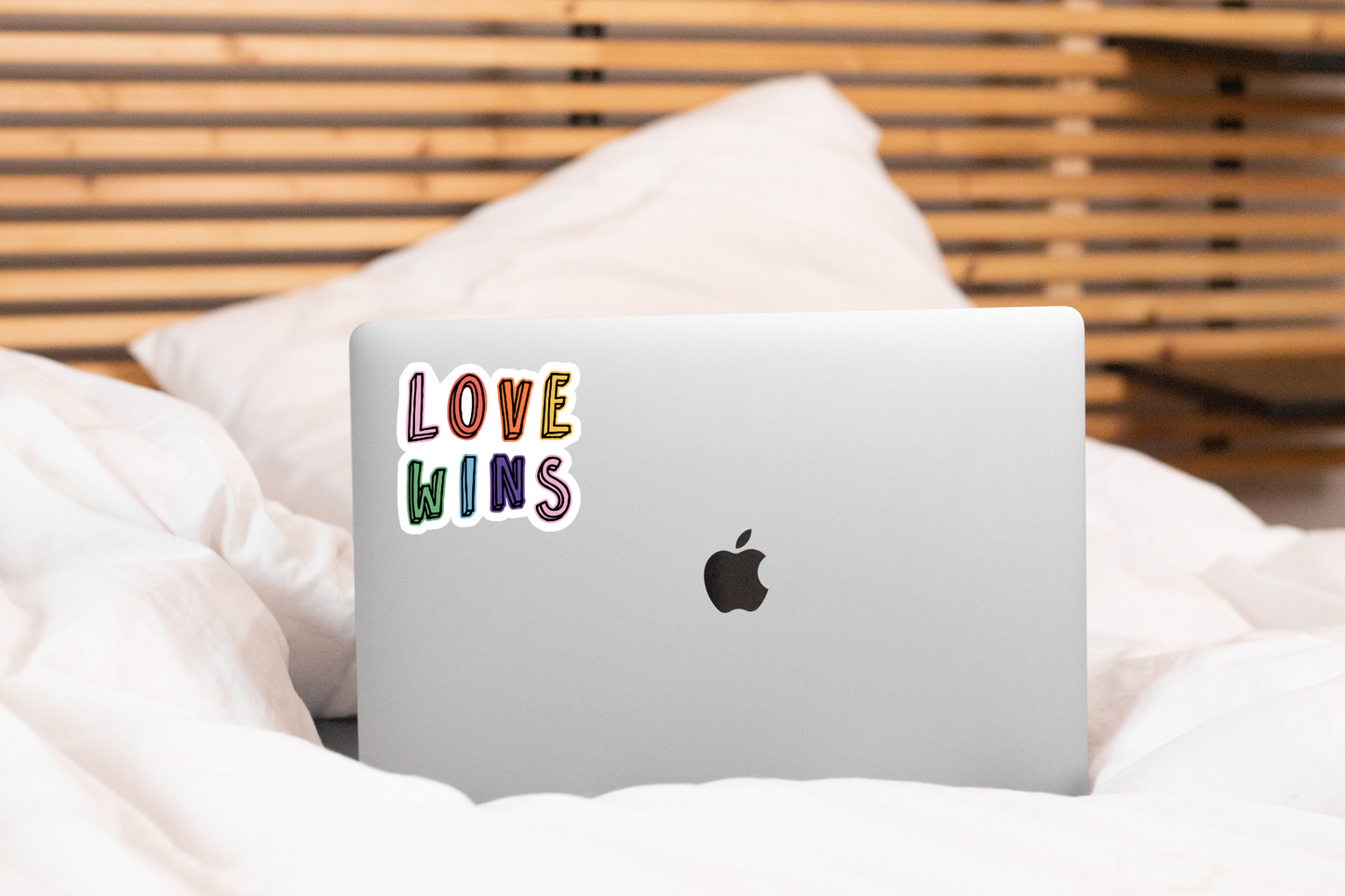 Love Wins Sticker - rainbow, gay, queer, LBGTQ, lesbian