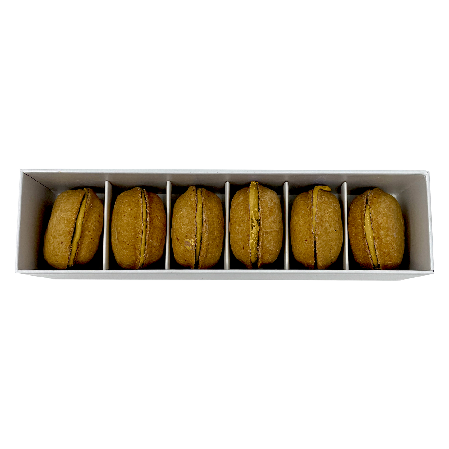 Bonne et Filou Dog Macarons | Crème Brûlée