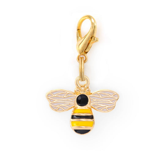 Honey Bee Collar Charm