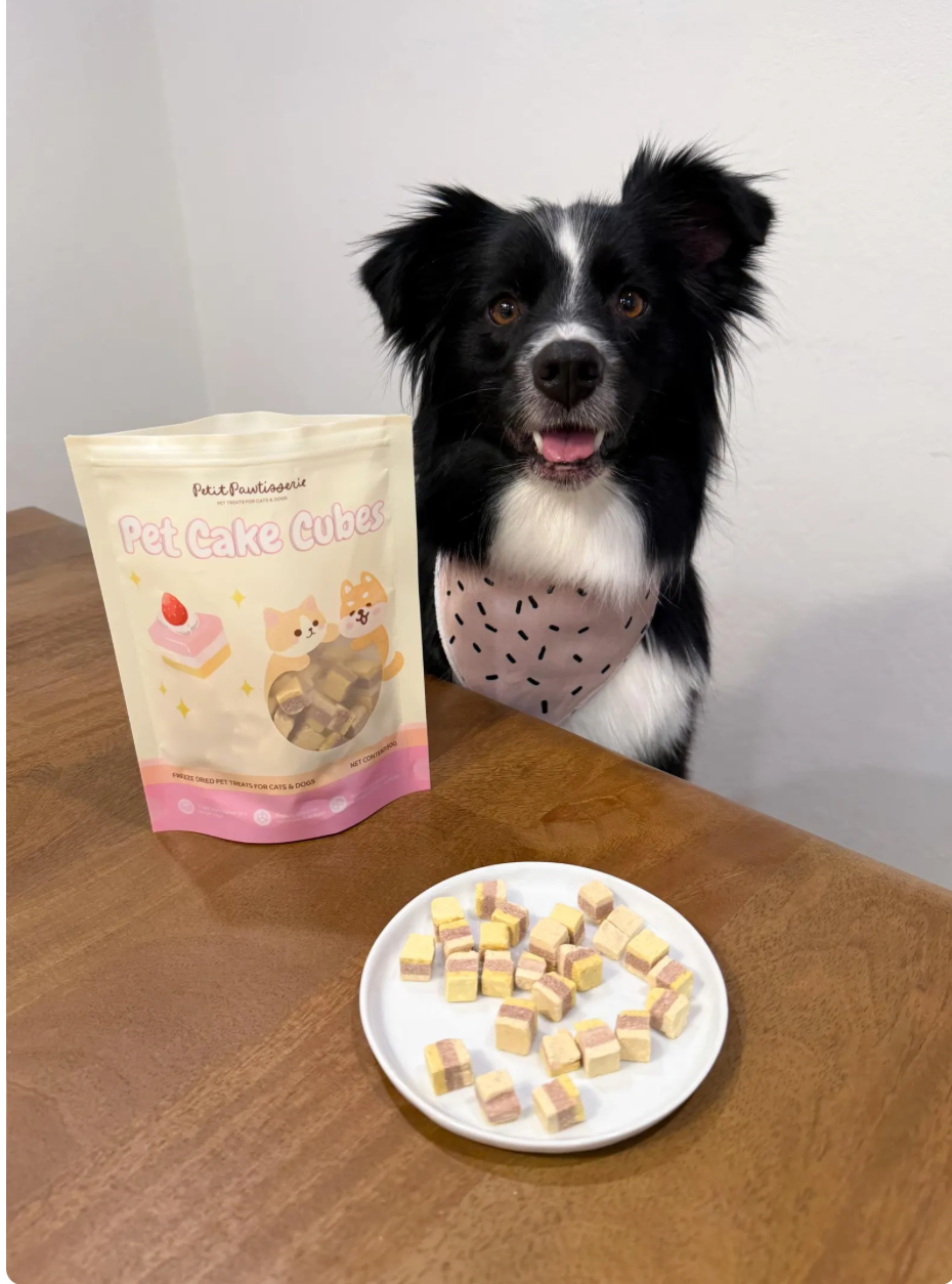 Freeze Dried Duck Cake Cube Treats for Cats & Dogs 50g