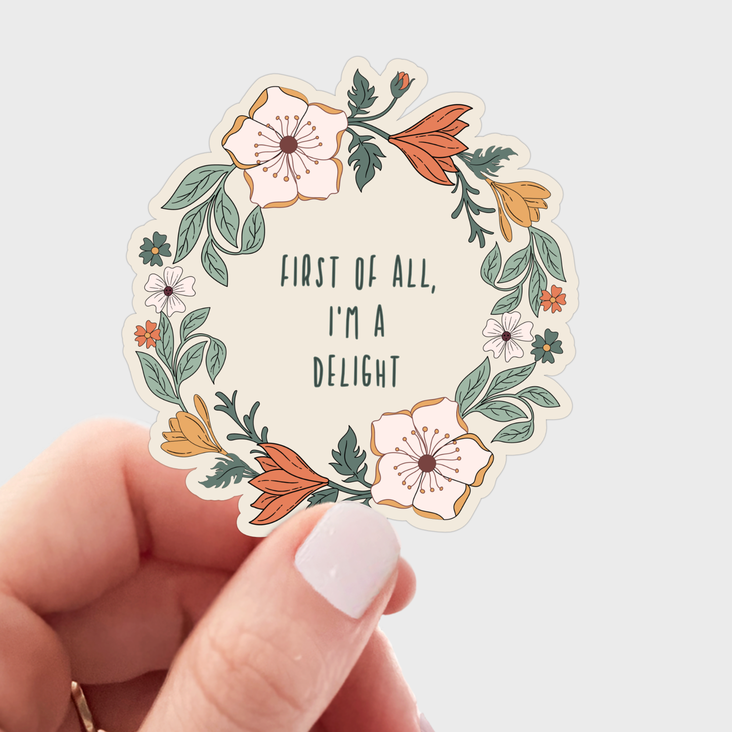 First of All, I'm a Delight Sticker – Good Boy Jack's