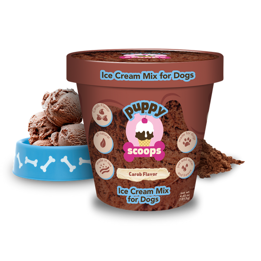 Puppy Scoops Ice Cream Mix for Dogs: Carob / 4.65 oz