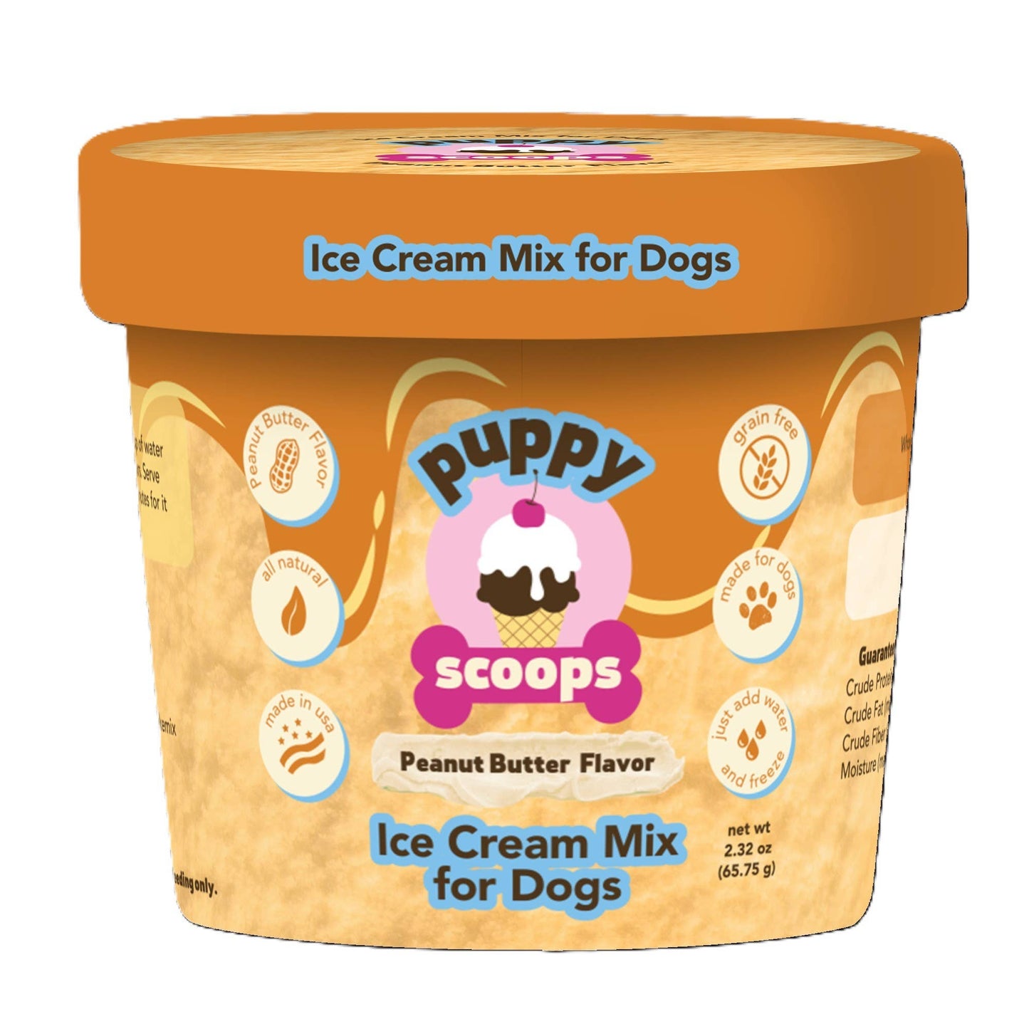 Puppy Scoops Ice Cream Mix for Dogs: Carob / 4.65 oz