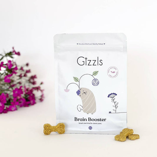Gizzls Brain Booster Dog Treats (200g)