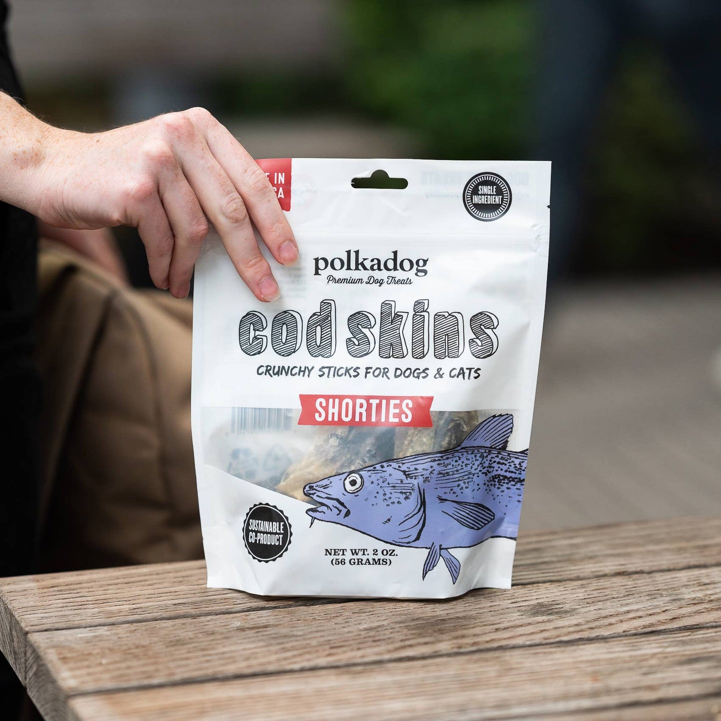 Cod Skin Shorties - 2oz - Dog Treats