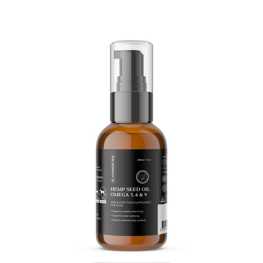 Raw Hemp Seed Oil for Dogs Omega, 3, 6 and 9