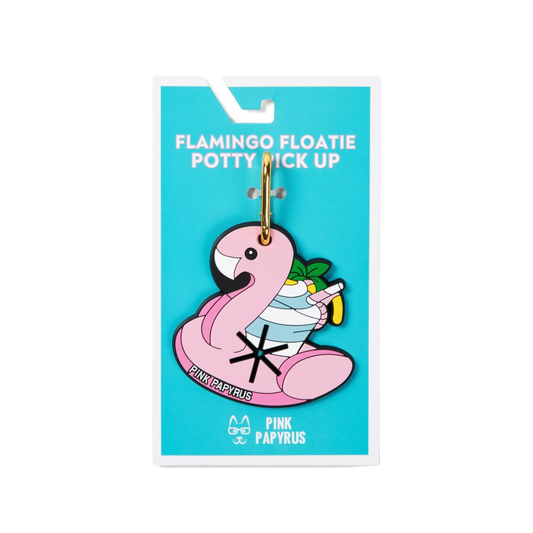 Flamingo Floatie Waste Bag Holder