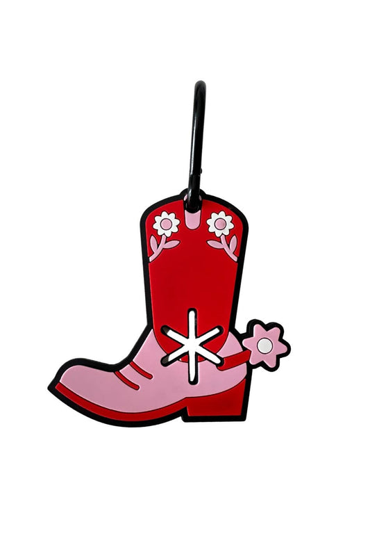 Groovy Cowboy Boot Poopy Loop® Used Dog Waste Bag Holder