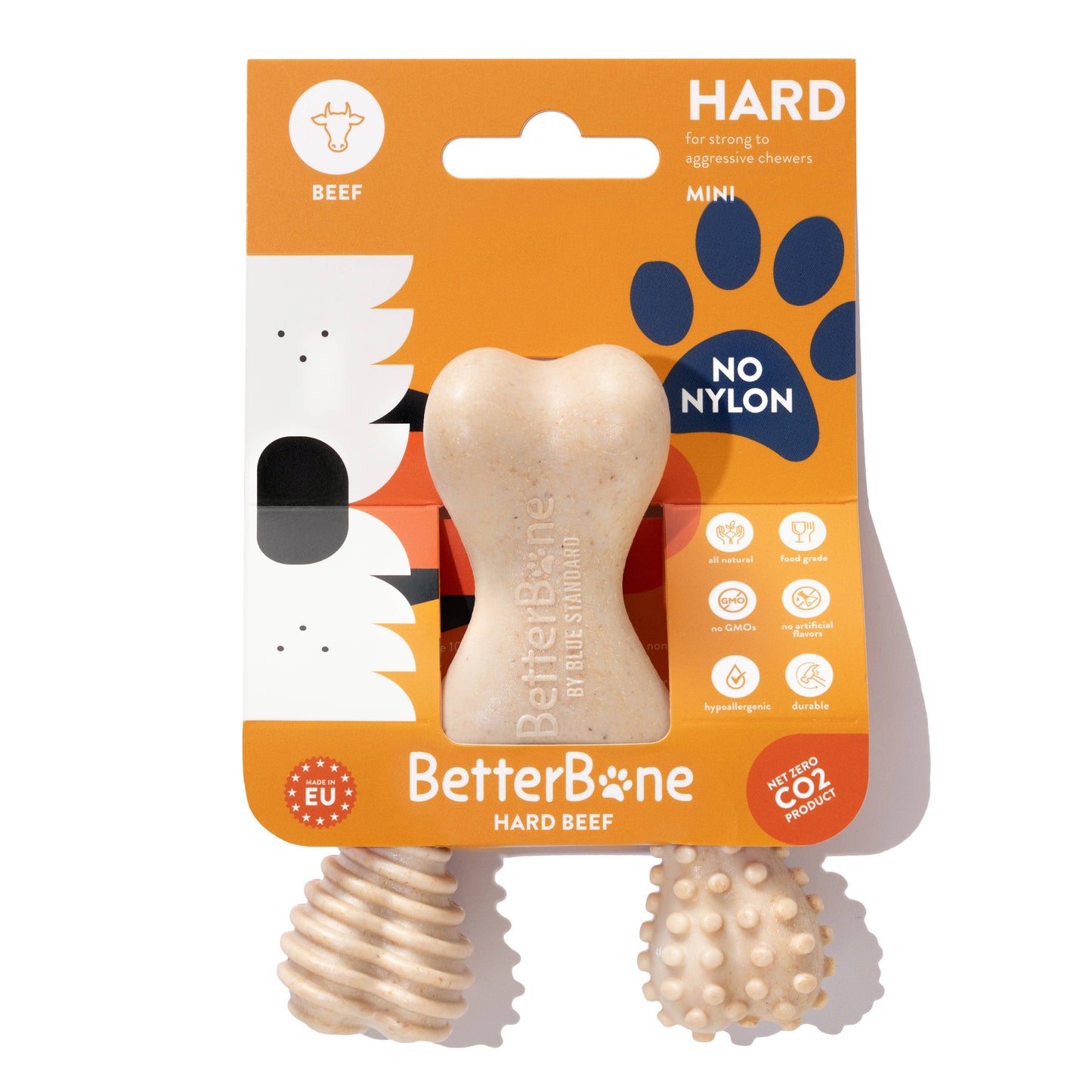 BetterBone HARD: Unflavored / Small (dogs under 25 lbs)