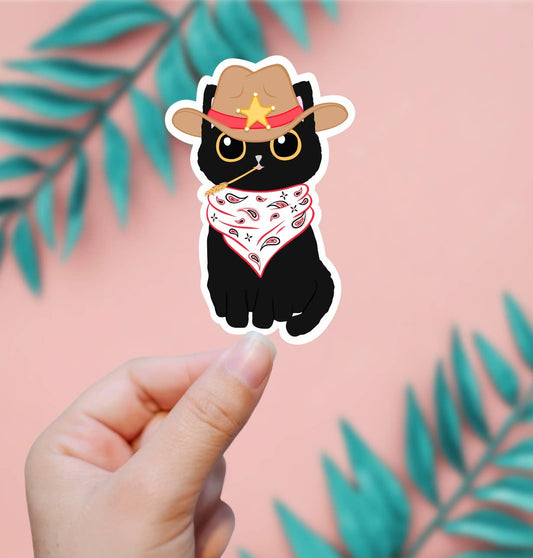Meowdy Cat Sticker