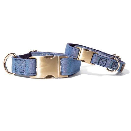 Jolie Purple Glitter Dog Collar