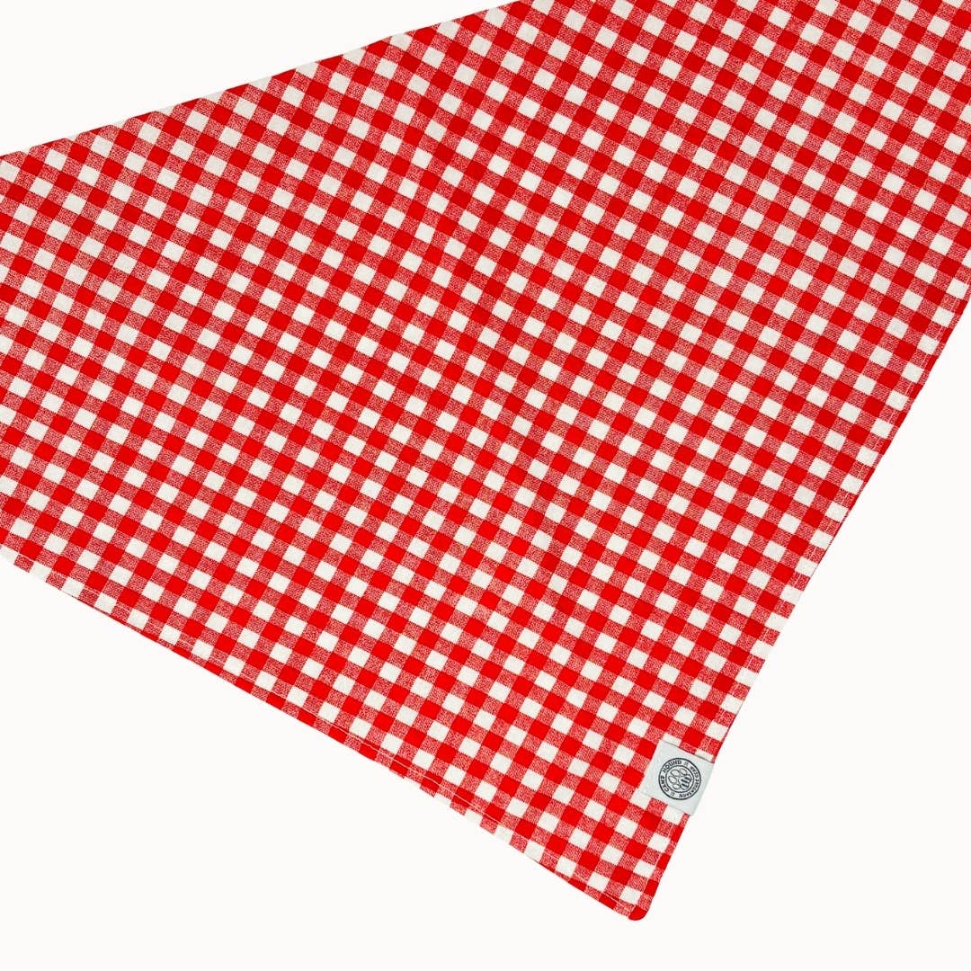 Gracie Dog Bandana | Red Gingham Picnic Pet Accessory