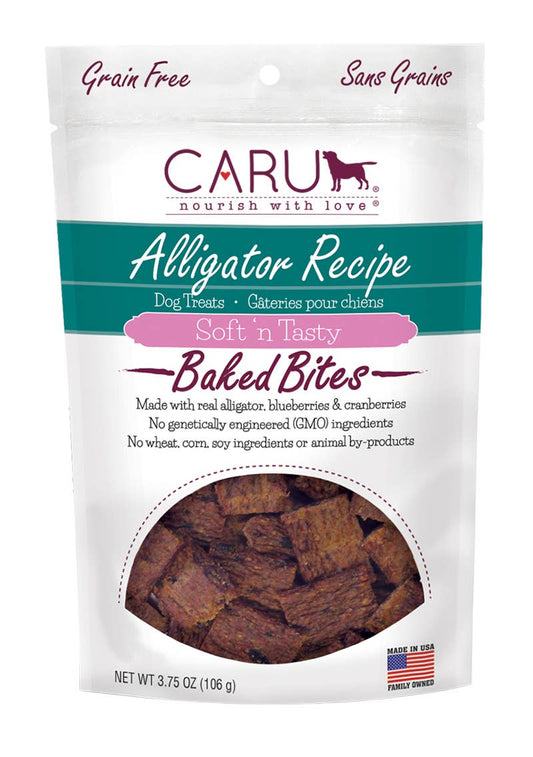 Caru Soft 'n Tasty Alligator Recipe Bites for Dogs