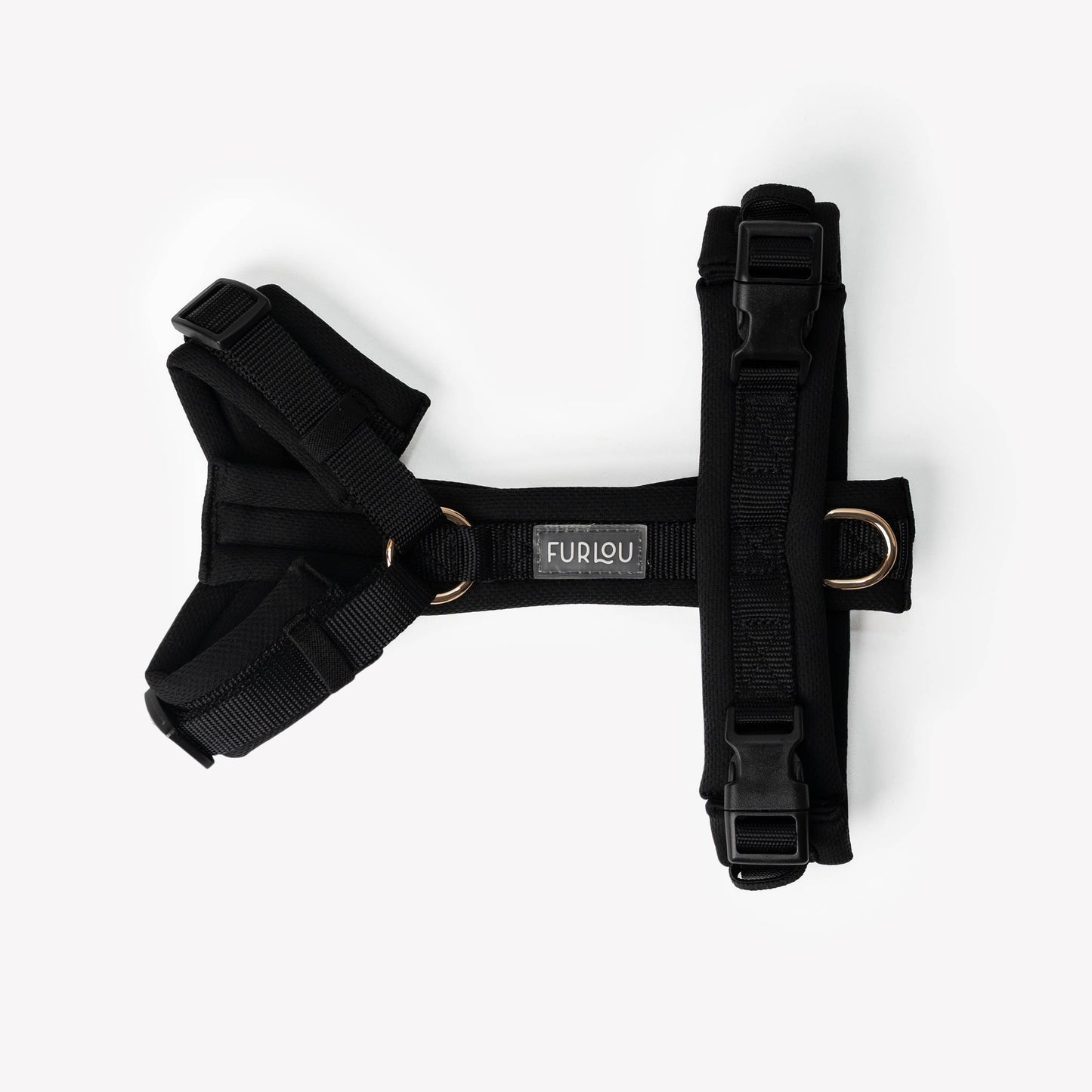 Black - Comfort Dog Harness: Large