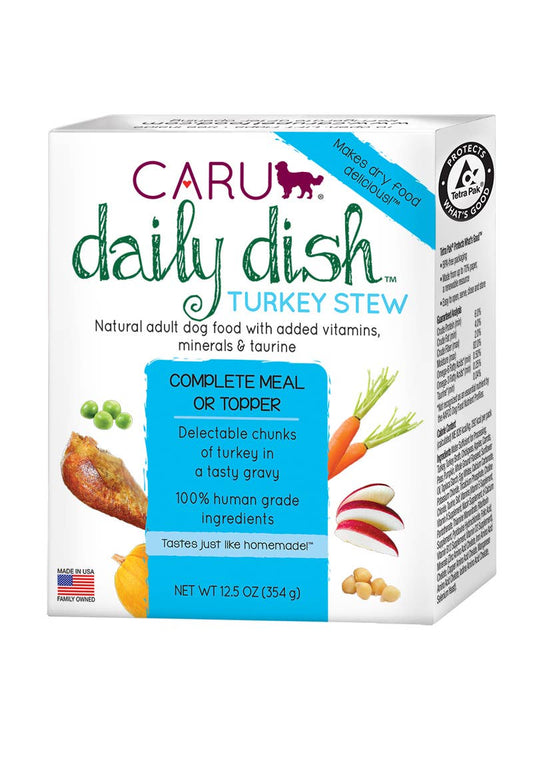 Caru Daily Dish Turkey Stew for Dogs