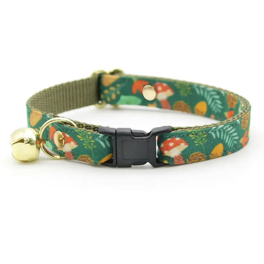 Forest Fantasy Woodland Cat Collar