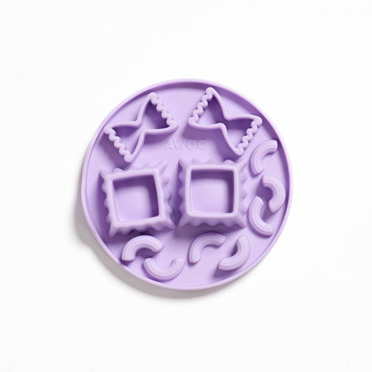 Snackaroni Slow Feeder Insert & Lick Mat: LAVENDER