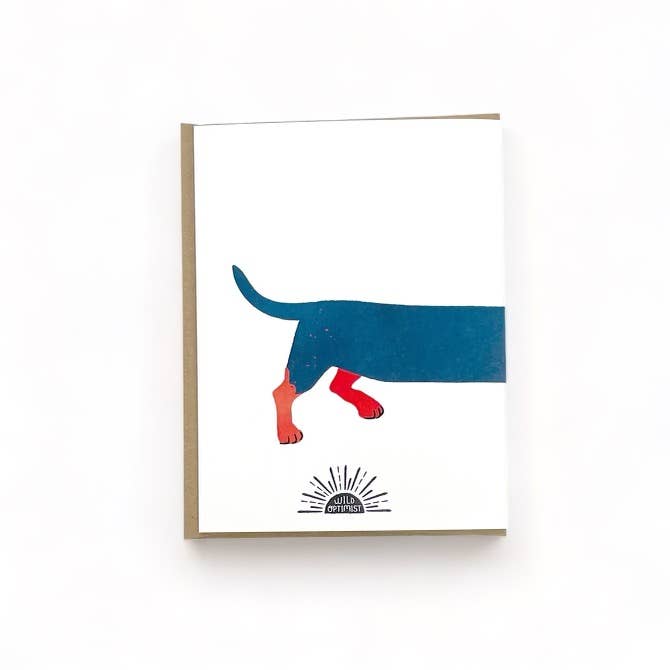 Dachshund Birthday Card