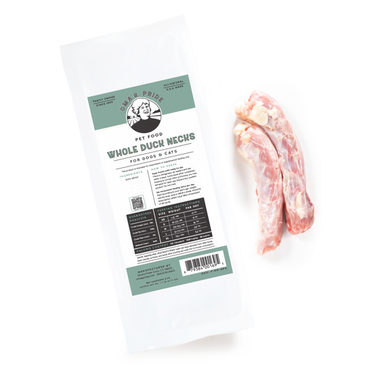 Oma's Pride Whole Skinless Duck Necks - 6 Pack
